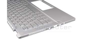 Asus ROG Zephyrus G14 GA401II Original Tastatur inkl. Topcase DE (deutsch) silber/silber mit Backlight