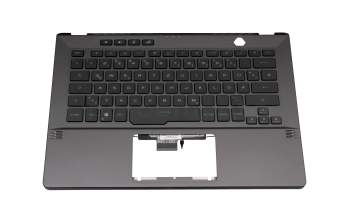 Asus ROG Zephyrus G14 GA401QM Original Tastatur inkl. Topcase DE (deutsch) schwarz/grau mit Backlight