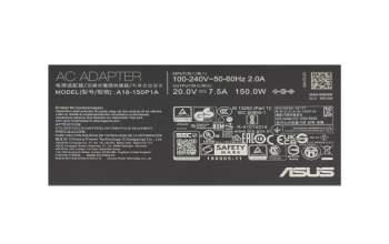Asus TUF A15 FA506II Original Netzteil 150,0 Watt eckige Bauform ROG-Logo