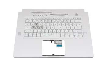 Asus TUF Dash F15 FX516PR Original Tastatur inkl. Topcase DE (deutsch) weiß/weiß mit Backlight