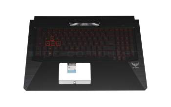 Asus TUF Gaming FX765GM Original Tastatur inkl. Topcase FR (französisch) schwarz/rot/schwarz mit Backlight