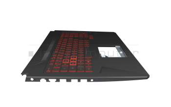 Asus TUF Gaming FX765GM Original Tastatur inkl. Topcase FR (französisch) schwarz/rot/schwarz mit Backlight