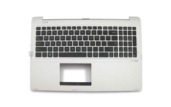 Asus Transformer Book Flip TP550LD Original Tastatur inkl. Topcase US (englisch) schwarz/silber