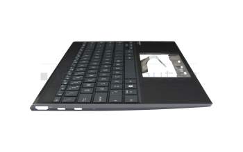 Asus UM425UA Original Tastatur inkl. Topcase PO (portugiesisch) anthrazit/grau mit Backlight