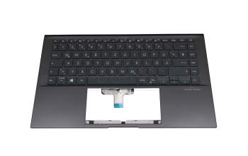 Asus UX435EA Original Tastatur inkl. Topcase DE (deutsch) schwarz/anthrazit mit Backlight