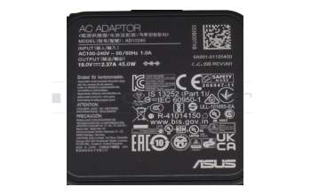 Asus VivoBook 14 F412UB Original Netzteil 45 Watt