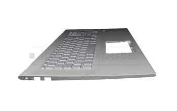 Asus VivoBook 17 D712DK Original Tastatur inkl. Topcase DE (deutsch) silber/silber mit Backlight