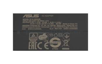 Asus VivoBook 18 M1807 Original USB-C Netzteil 65,0 Watt EU Wallplug