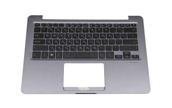 Asus VivoBook E406SA Original Tastatur inkl. Topcase GR (griechisch) schwarz/schwarz/silber