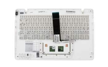 Asus VivoBook F200MA Original Tastatur inkl. Topcase DE (deutsch) weiß/weiß