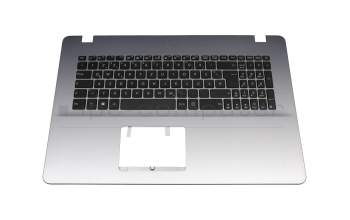 Asus VivoBook F705QA Original Tastatur inkl. Topcase DE (deutsch) schwarz/silber mit Backlight
