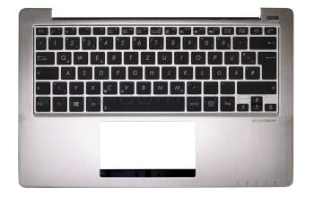 Asus VivoBook Q200E Original Tastatur inkl. Topcase DE (deutsch) schwarz/silber