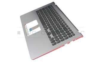 Asus VivoBook S15 S530UF Original Tastatur inkl. Topcase DE (deutsch) schwarz/silber mit Backlight