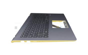 Asus VivoBook S15 X530FA Original Tastatur inkl. Topcase DE (deutsch) schwarz/silber/gelb mit Backlight silber/gelb