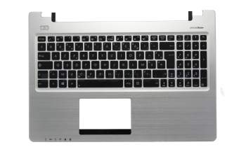 Asus VivoBook S550CM Original Tastatur inkl. Topcase FR (französisch) schwarz/silber