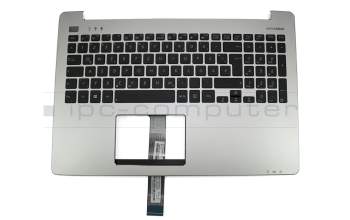 Asus VivoBook S551LB Original Tastatur inkl. Topcase DE (deutsch) schwarz/silber