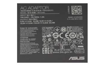 Asus Vivobook S16 M3607KA Original USB-C Netzteil 65,0 Watt