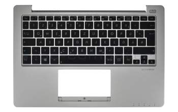 Asus X201E Original Tastatur inkl. Topcase DE (deutsch) schwarz/silber