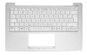 Asus X201E Original Tastatur inkl. Topcase DE (deutsch) weiß/silber