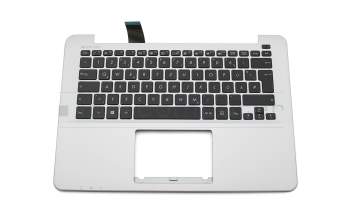 Asus X302UV Original Tastatur inkl. Topcase DE (deutsch) schwarz/silber