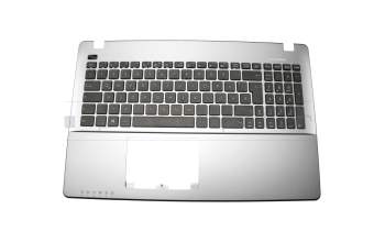 Asus X550VX Original Tastatur inkl. Topcase DE (deutsch) schwarz/silber