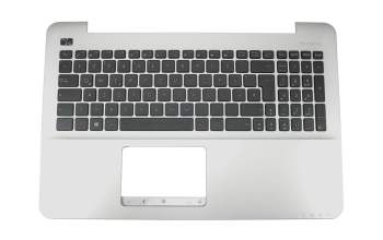 Asus X554LA Original Tastatur inkl. Topcase DE (deutsch) schwarz/silber