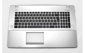 Asus X750JA Original Tastatur inkl. Topcase FR (französisch) schwarz/silber