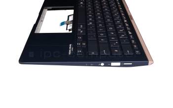 Asus ZenBook 14 UX433FLC Original Tastatur inkl. Topcase DE (deutsch) blau/blau mit Backlight