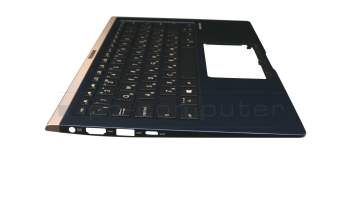 Asus ZenBook 14 UX433FN Original Tastatur inkl. Topcase RU (russisch) schwarz/blau mit Backlight