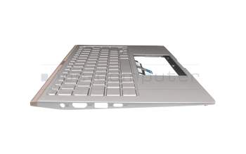 Asus ZenBook 14 UX434DA Original Tastatur inkl. Topcase DE (deutsch) weiß/silber mit Backlight