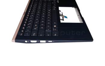 Asus ZenBook 14 UX434FA Original Tastatur inkl. Topcase DE (deutsch) blau/blau mit Backlight