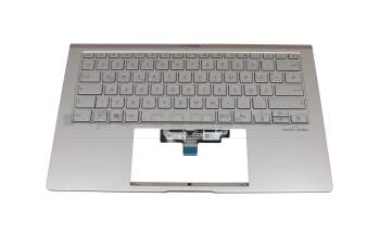 Asus ZenBook 14 UX434FLC Original Tastatur inkl. Topcase DE (deutsch) silber/silber mit Backlight