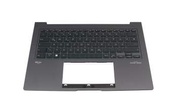 Asus ZenBook 14X UX3404VA Original Tastatur inkl. Topcase DE (deutsch) schwarz/grau mit Backlight