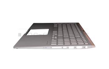 Asus ZenBook 15 UX533FAC Original Tastatur inkl. Topcase SF (schweiz-französisch) silber/silber mit Backlight