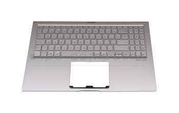Asus ZenBook 15 UX533FD Original Tastatur inkl. Topcase SF (schweiz-französisch) silber/silber mit Backlight
