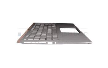 Asus ZenBook 15 UX533FD Original Tastatur inkl. Topcase SF (schweiz-französisch) silber/silber mit Backlight