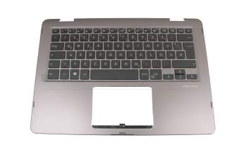 Asus ZenBook Flip 14 UX461FN Original Tastatur inkl. Topcase DE (deutsch) schwarz/grau mit Backlight