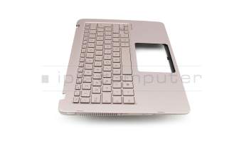 Asus ZenBook Flip UX360UA Original Tastatur inkl. Topcase DE (deutsch) silber/rosé mit Backlight