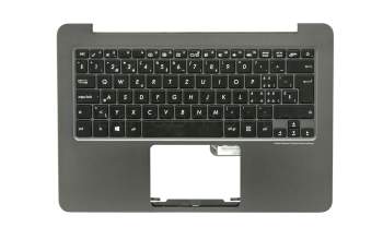 Asus ZenBook UX305FA Original Tastatur inkl. Topcase SF (schweiz-französisch) schwarz/grau