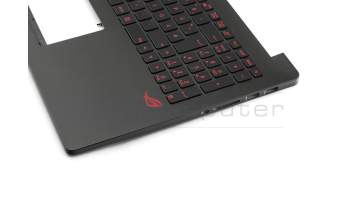 BES0N8SLQ03 Original Quanta Tastatur inkl. Topcase DE (deutsch) schwarz/schwarz mit Backlight