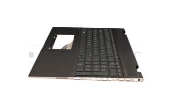 BGXHU3A5WBB0GH Original HP Tastatur inkl. Topcase DE (deutsch) anthrazit/grau mit Backlight
