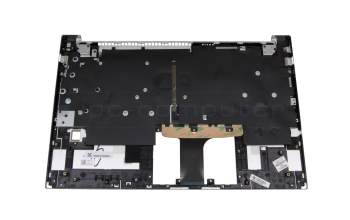 BJZWR3AM8E9095 Original HP Tastatur inkl. Topcase DE (deutsch) silber/silber mit Backlight