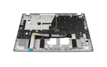 C241021BC001 Original Acer Tastatur inkl. Topcase DE (deutsch) grau/grau mit Backlight