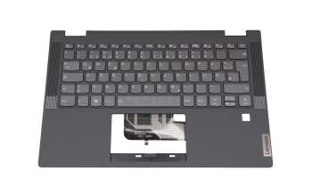 C550-14 Aux Original Lenovo Tastatur inkl. Topcase DE (deutsch) schwarz/grau mit Backlight
