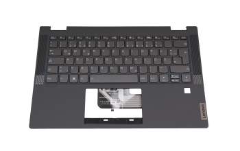 C550-14 Original Lenovo Tastatur inkl. Topcase DE (deutsch) grau/grau mit Backlight