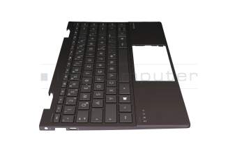 C6NB3H Original HP Tastatur inkl. Topcase DE (deutsch) schwarz/schwarz mit Backlight