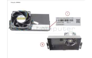 Fujitsu CA05976-0408 GPGPU FAN MODULE 6038-3.5\" HDD