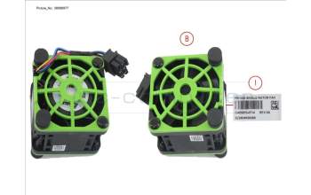 Fujitsu CA05976-0714 RX1330M6S_FAN MODULE 4028_D
