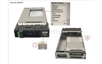 Fujitsu CA08226-E045 DX S3/S4 SSD SAS 3.5\" 1.92TB DWPD1 12G