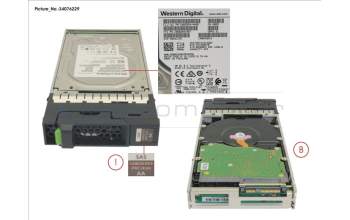 Fujitsu CA08226-E074 DX S3/S4 HD DRIVE 3.5\" 4TB 7.2K